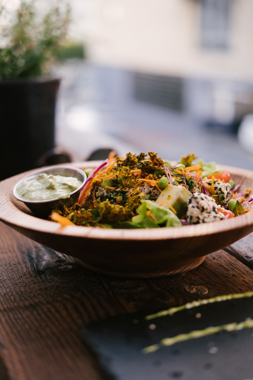 Salade végétarienne de printemps