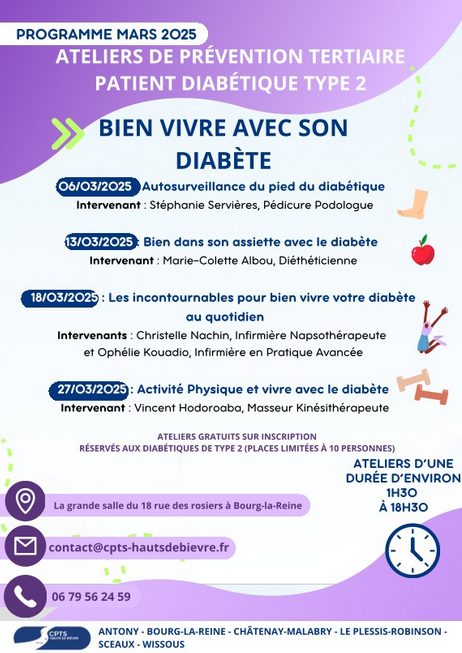 Évènements autour du diabète de type 2 avec Christelle Nachin